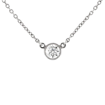 Tiffany & Co. Elsa Peretti Diamonds By The Yard Pendant Necklace Platinum with Diamond 0.20-0.29CT