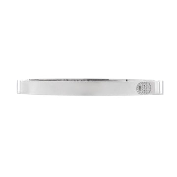 Hermes H d'Ancre Bracelet 18K White Gold with Diamonds Small