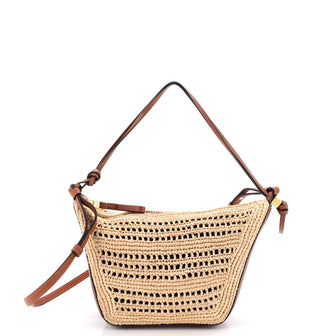 Loewe Hammock Hobo Raffia Mini