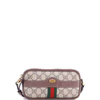 Gucci Ophidia Crossbody Bag GG Coated Canvas Mini