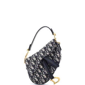 Christian Dior Saddle Handbag Oblique Canvas Mini