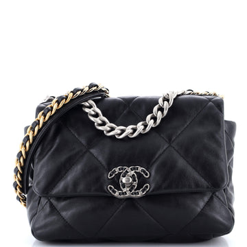 Chanel 19 Flap Bag Quilted Leather Medium