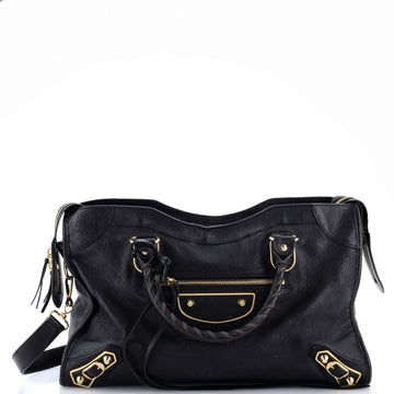 Balenciaga City Classic Metallic Edge Bag Leather Medium