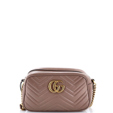 Gucci GG Marmont Shoulder Bag Matelasse Leather Small