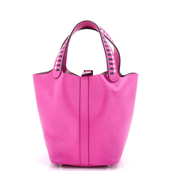 Hermes Picotin Lock Bag Tressage Epsom PM