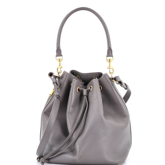 Saint Laurent Emmanuelle Bucket Bag Leather Large
