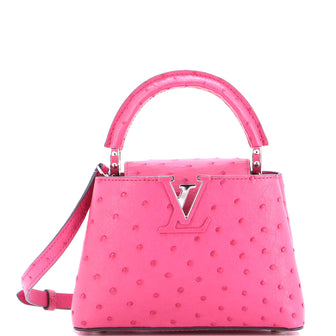 Louis Vuitton Capucines Bag Ostrich Mini