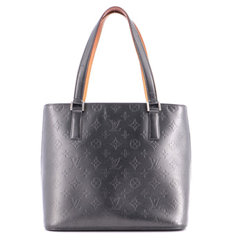 Louis Vuitton Mat Stockton Handbag Monogram Vernis