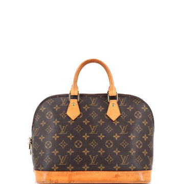 Louis Vuitton Vintage Alma Handbag Monogram Canvas PM