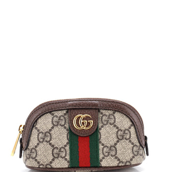 Gucci Ophidia Key Pouch GG Coated Canvas
