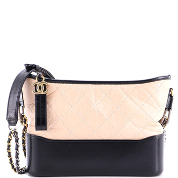 Chanel Gabrielle Hobo Quilted Aged Calfskin Small