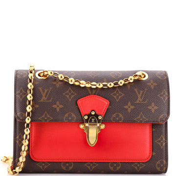 Louis Vuitton Victoire Handbag Monogram Canvas and Leather