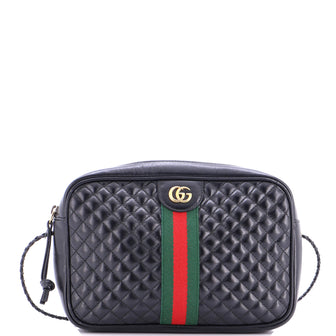 Gucci Trapuntata Camera Bag Quilted Leather Small