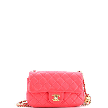Chanel Pearl Crush Flap Bag Quilted Lambskin Mini