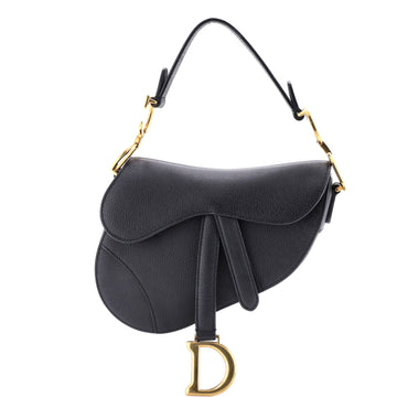 Christian Dior Saddle Handbag Leather Mini