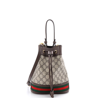 Gucci Ophidia Bucket Bag GG Coated Canvas Small