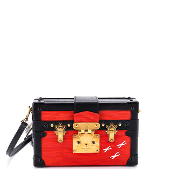 Louis Vuitton Petite Malle Handbag Epi Leather