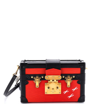 Louis Vuitton Petite Malle Handbag Epi Leather