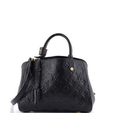 Louis Vuitton Montaigne Handbag Monogram Empreinte Leather BB