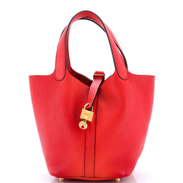 Hermes Picotin Lock Bag Clemence PM