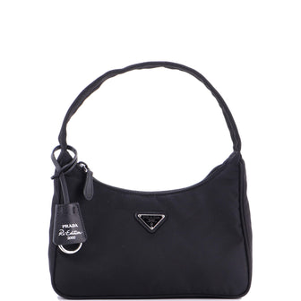 Prada Re-Edition 2000 Hobo Tessuto Mini