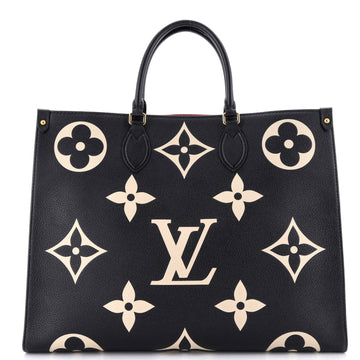 Louis Vuitton OnTheGo Tote Bicolor Monogram Empreinte Giant GM