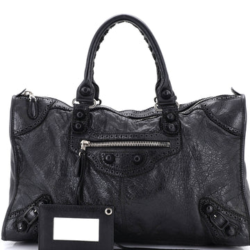 Balenciaga Work Giant Studs Bag Leather