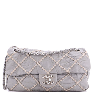 Chanel Ultra Stitch Flap Bag Quilted Calfskin Jumbo