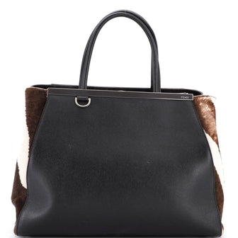 Fendi 2Jours Bag Pony Hair and Leather Large