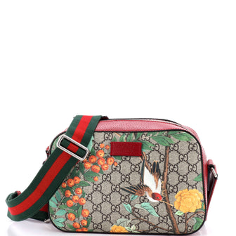 Gucci Camera Shoulder Bag Tian Print GG Coated Canvas Medium
