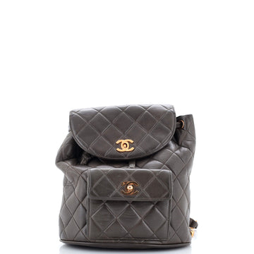 Chanel Vintage CC Pocket Backpack Quilted Lambskin Small