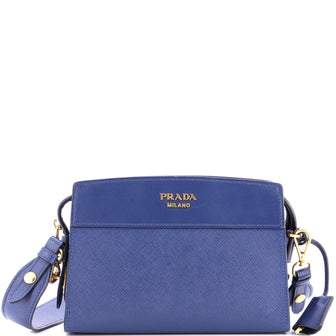 Prada Esplanade Crossbody Bag Saffiano with City Calf Small