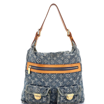 Louis Vuitton Baggy Handbag Denim GM