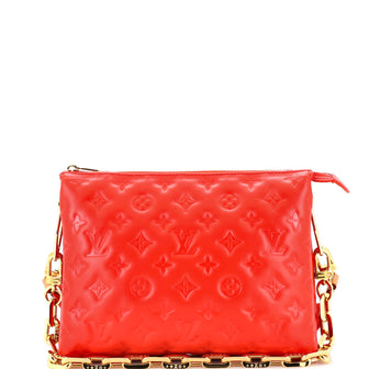 Louis Vuitton Coussin Bag Monogram Embossed Lambskin PM