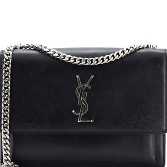 Saint Laurent Sunset Crossbody Bag Leather Medium
