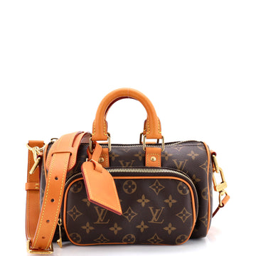 Louis Vuitton Cargo Keepall Bandouliere Bag Monogram Canvas 25