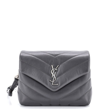 Saint Laurent Loulou Shoulder Bag Matelasse Chevron Leather Toy