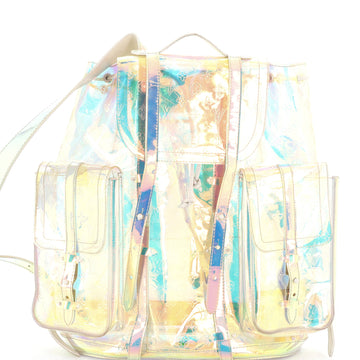 Louis Vuitton Christopher Backpack Limited Edition Monogram Prism PVC GM
