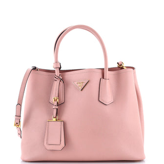 Prada Cuir Double Tote Saffiano Leather Medium