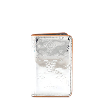 Louis Vuitton Slender Pocket Organizer Monogram Mirror Coated Canvas