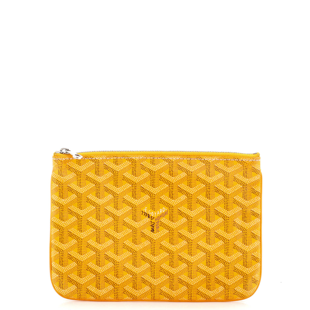 Goyard Senat Zip Pouch Coated Canvas PM 380909