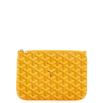 Goyard Senat Zip Pouch Coated Canvas PM