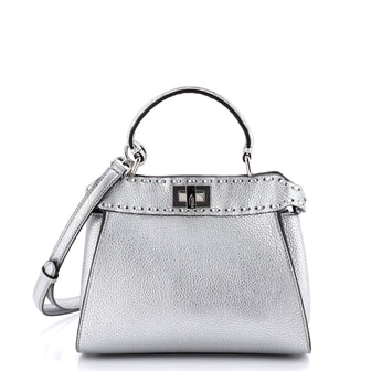 Fendi Selleria Peekaboo Bag Leather Mini