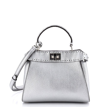 Fendi Selleria Peekaboo Bag Leather Mini