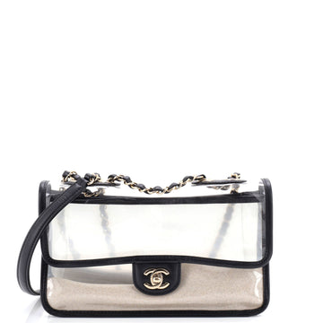 Chanel Sand By The Sea Flap Bag PVC with Lambskin Medium