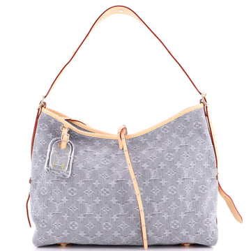Louis Vuitton CarryAll Hobo Monogram Denim MM