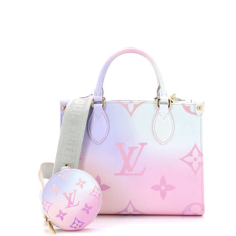 Louis Vuitton OnTheGo Tote Spring in the City Monogram Giant Canvas PM