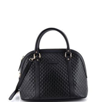 Gucci Convertible Dome Satchel Microguccissima Leather Medium
