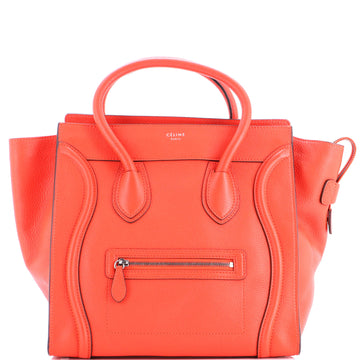 Celine Luggage Bag Grainy Leather Mini