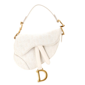 Christian Dior Saddle Handbag Oblique Canvas Mini